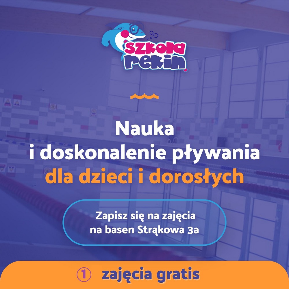 Promocja dla nowych kursantów 1 lekcje gratis przy zapisie na basen Strąkowa