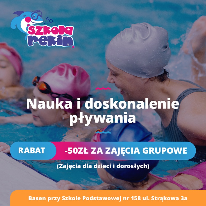 Promocja dla nowych kursantów -50zł gratis przy zapisie na basen Strąkowa