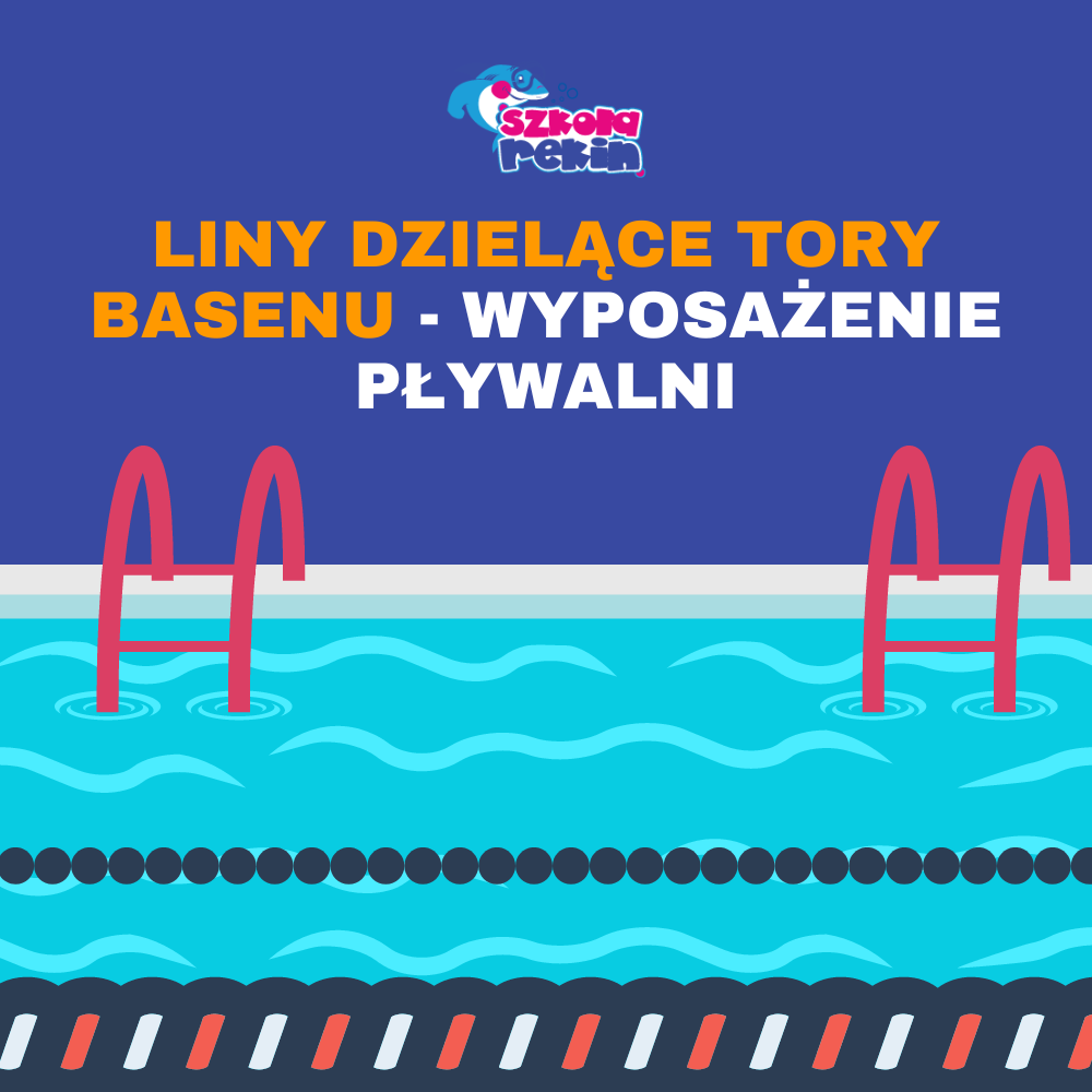 Liny dzielące tory basenu - wyposażenie pływalni