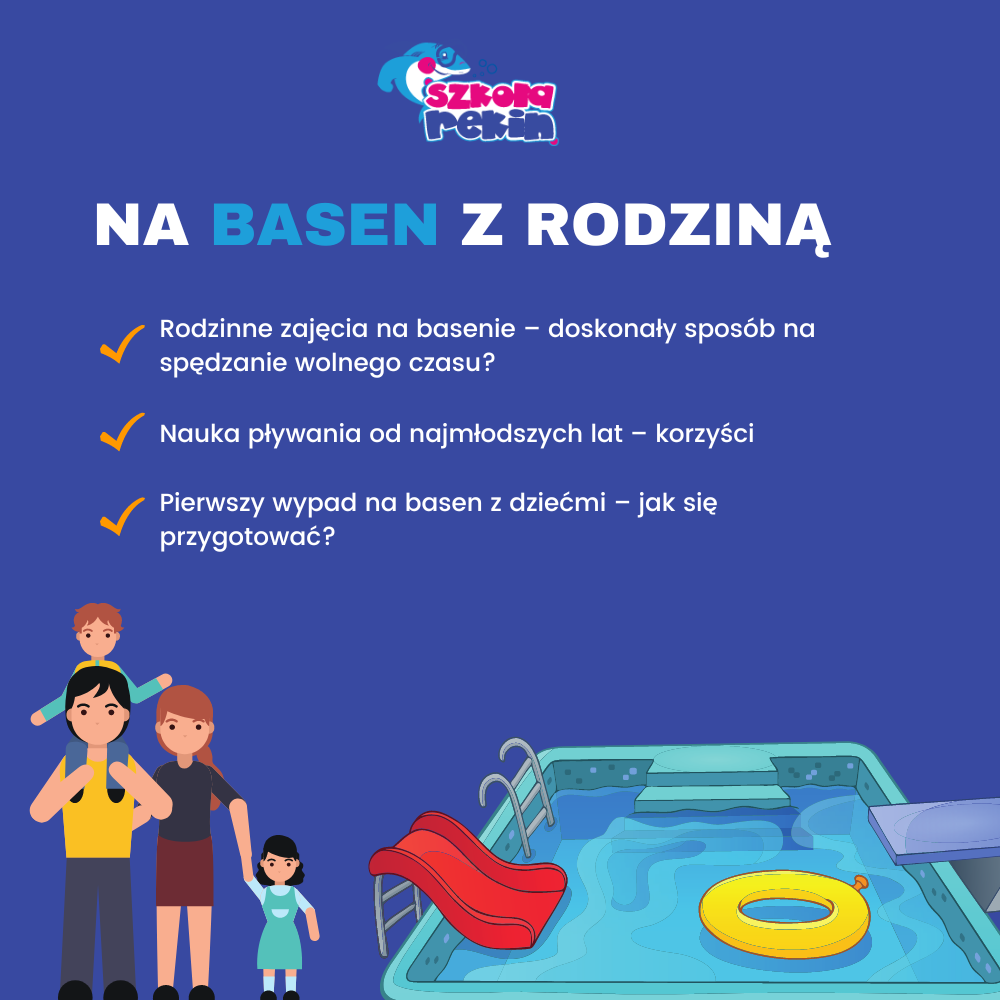 Na basen z rodziną - nauka pływania