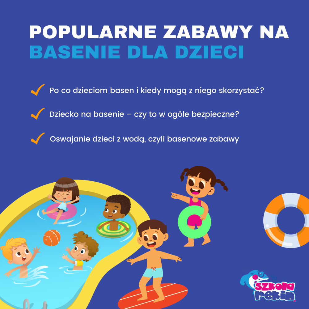 Popularne zabawy na basenie dla dzieci